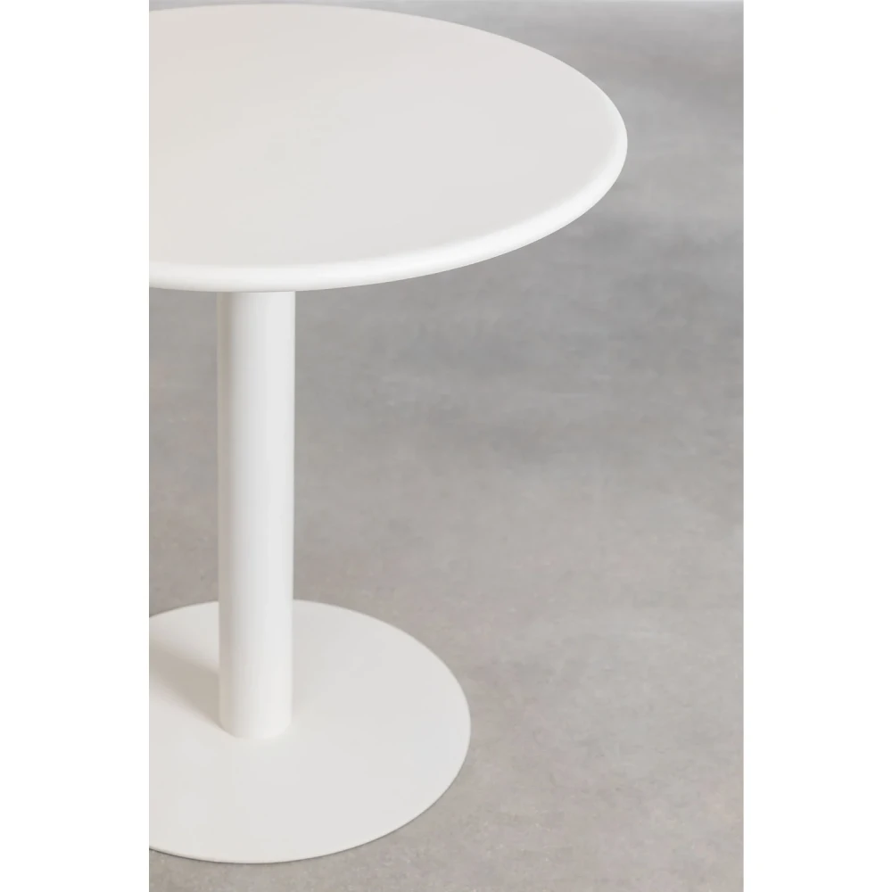 mobiliario-contract-mesa blanca tablero redondo 70cm 2